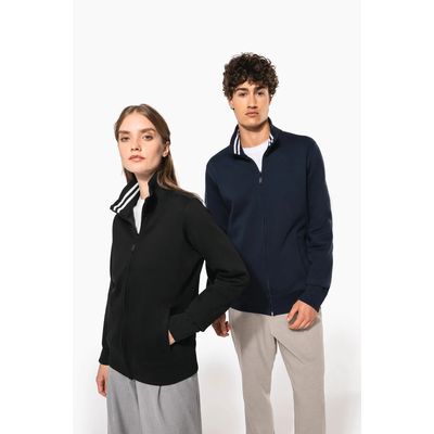 Chaqueta de felpa perchada de mujer