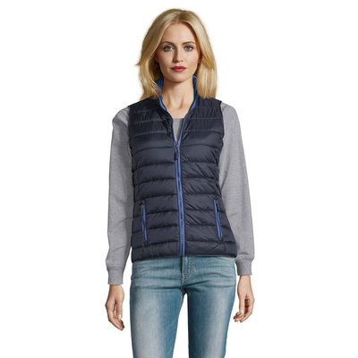 Chaleco Acolchado 180g Mujer Azul Mar XXL