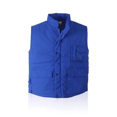 Chaleco Acolchado de Trabajo Azul Royal XL