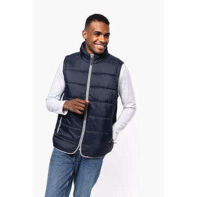 Chaleco acolchado con bolsillos y cremallera