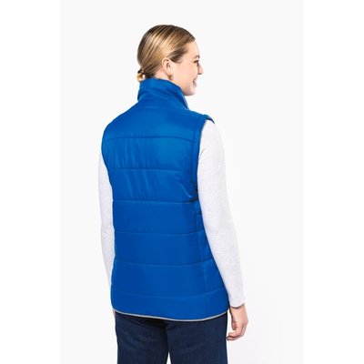 Chaleco acolchado con bolsillos y cremallera