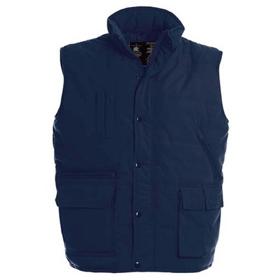 Chaleco acolchado con bolsillos Navy Xl
