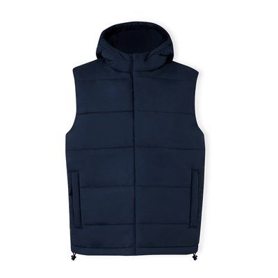 Chaleco Acolchado con Capucha Mar S