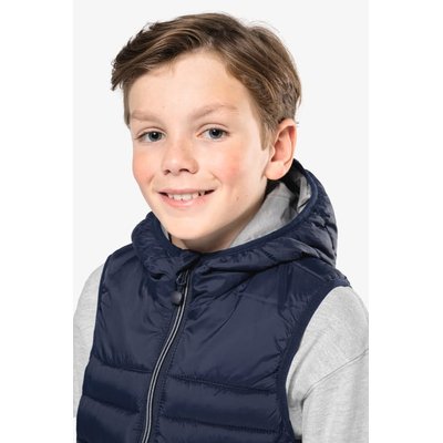 Chaleco acolchado con capucha niño