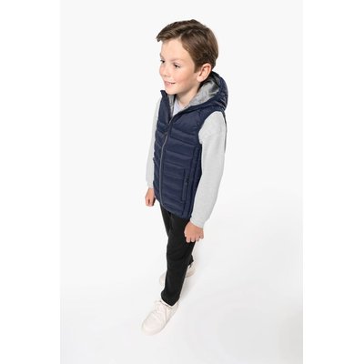 Chaleco acolchado con capucha niño