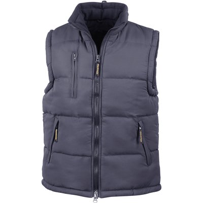 Chaleco Acolchado con Capucha Oculta Navy XL