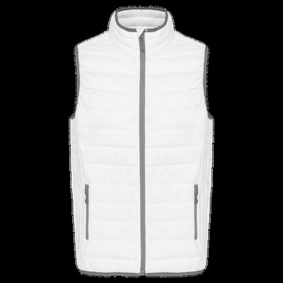 Chaleco acolchado Compresible en su bolsa White L