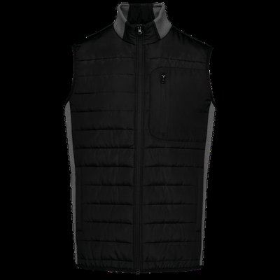 Chaleco acolchado hombre Black / Dark Grey Heather 3Xl