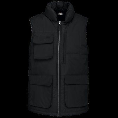 Chaleco acolchado impermeable Black Xxl