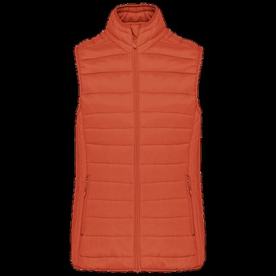 Chaleco acolchado mujer ultraligero Burnt Ochre Xs