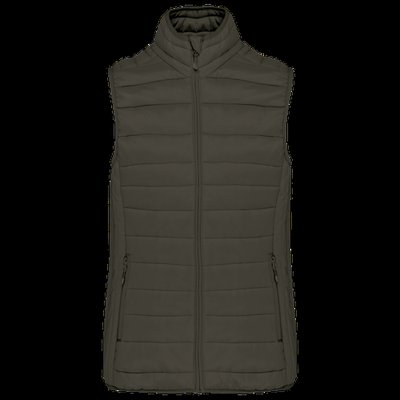 Chaleco acolchado mujer ultraligero Dark Khaki Xs