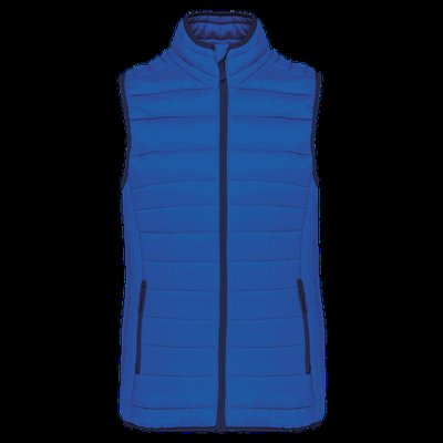 Chaleco acolchado mujer ultraligero Light Royal Blue L