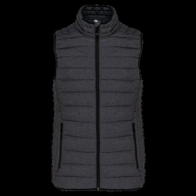 Chaleco acolchado mujer ultraligero Marl Dark Grey XXL