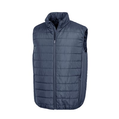 Chaleco acolchado reciclado Navy S