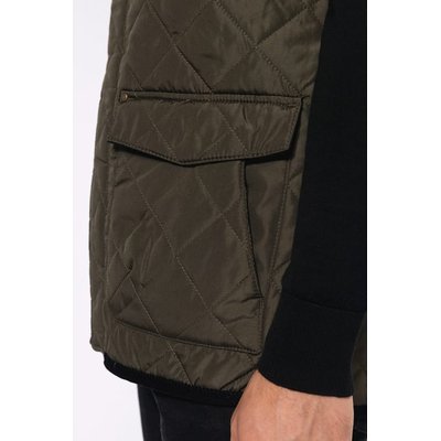 Chaleco acolchado rombos hombre