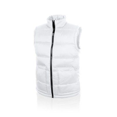 Chaleco acolchado de suave nylon/poliéster Bla L