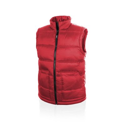 Chaleco acolchado de suave nylon/poliéster Roj L