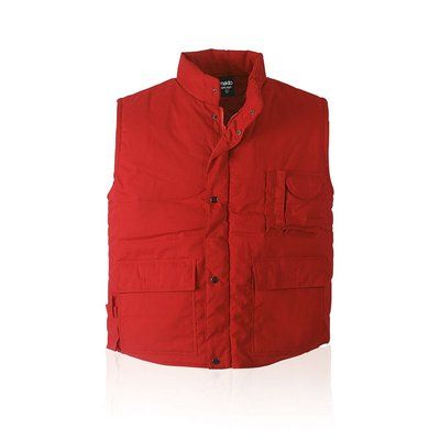 Chaleco Acolchado de Trabajo Roj Xl