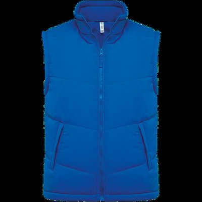 Chaleco acolchado unisex con forro polar Light Royal Blue 4Xl