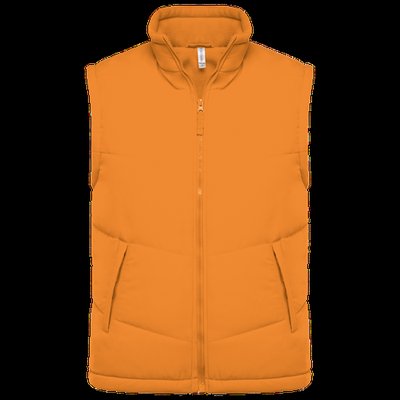 Chaleco acolchado unisex con forro polar Orange M