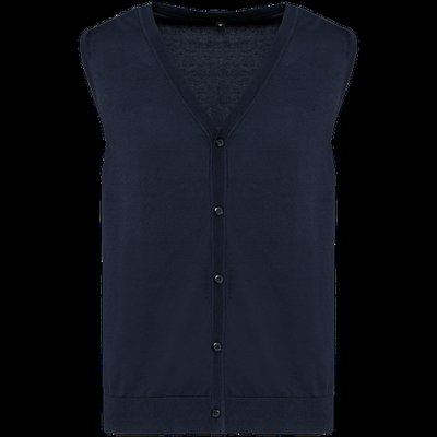 Chaleco de algodón ajustado Deep Navy L