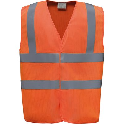 Chaleco alta visibilidad LSF Hi Vis Orange L