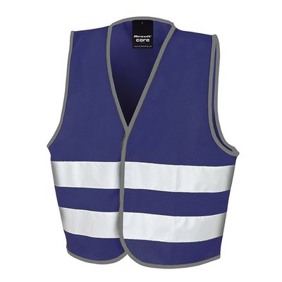 Chaleco alta visibilidad para niños Navy 10/12 Ans
