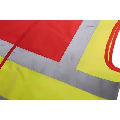 Chaleco alta visibilidad poliéster Velcro