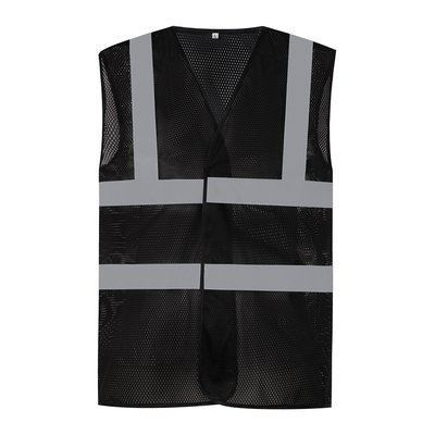 Chaleco alta visibilidad reciclado Black XXL