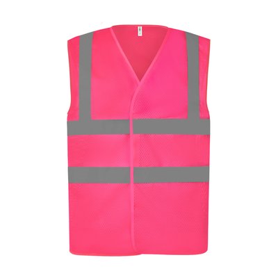 Chaleco alta visibilidad reciclado Pink XL