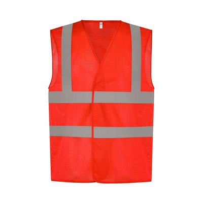 Chaleco alta visibilidad reciclado Red XXL