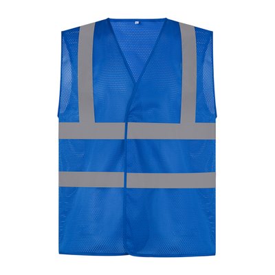 Chaleco alta visibilidad reciclado Royal Blue XXL