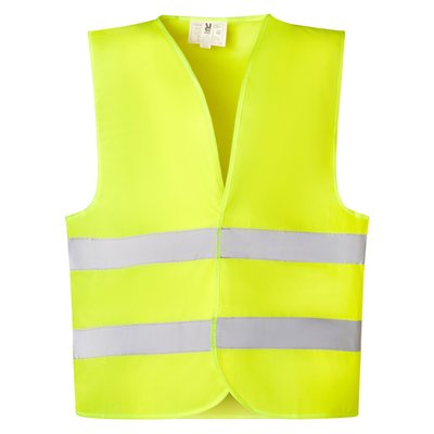 Chaleco Alta Visibilidad con Velcro Amarillo Fluor M-L