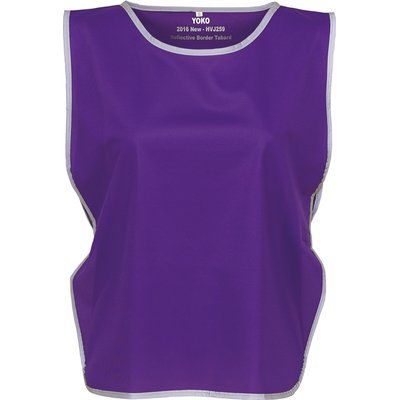 Chaleco con Bordes reflectantes Purple S/M