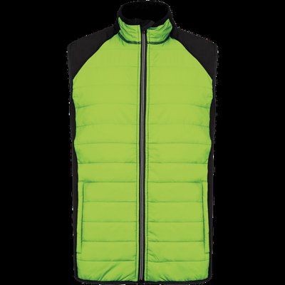 Chaleco deportivo unisex Lime / Black L