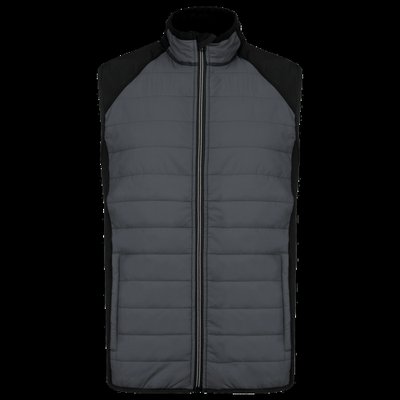 Chaleco deportivo unisex Sporty Grey / Black Xs