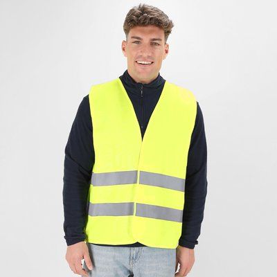 Chaleco fluorescente reflectante homologado