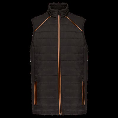 Chaleco hidrófugo con bolsillos Black / Orange 5XL