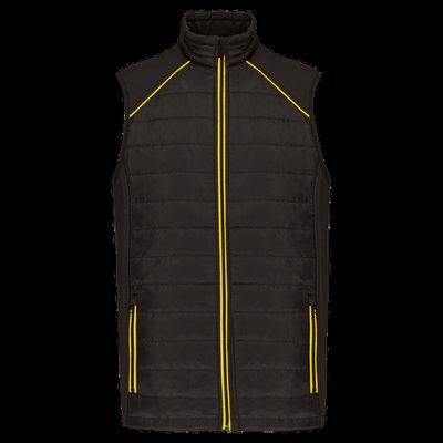 Chaleco hidrófugo con bolsillos Black / Yellow L
