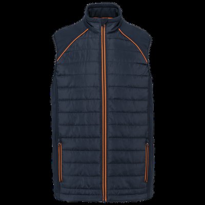 Chaleco hidrófugo con bolsillos Navy / Fluorescent Orange M