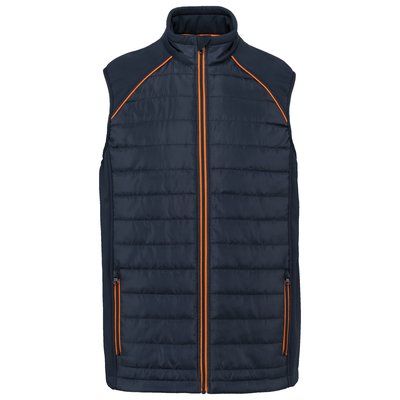 Chaleco hidrófugo con bolsillos Navy / Fluorescent Orange XS