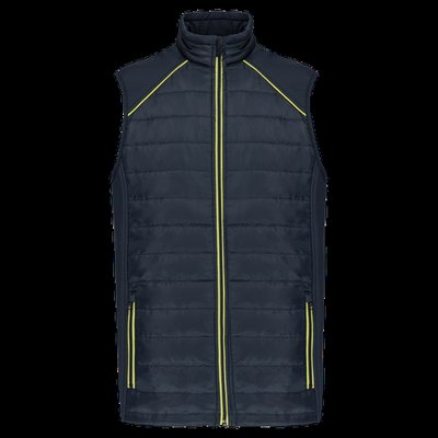 Chaleco hidrófugo con bolsillos Navy / Fluorescent Yellow 5XL