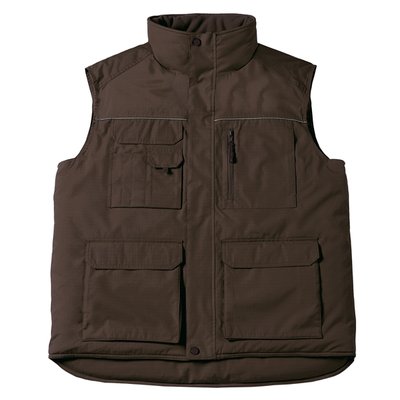 Chaleco hidrófugo multibolsillos Brown S