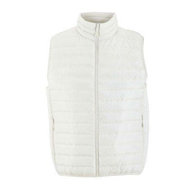 Chaleco Hombre Acolchado 100% poliéster Blanco Roto S