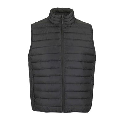 Chaleco Hombre Acolchado 100% poliéster Gris Carbón 3Xl