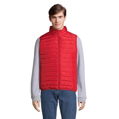 Chaleco Hombre Acolchado 100% poliéster Rojo S
