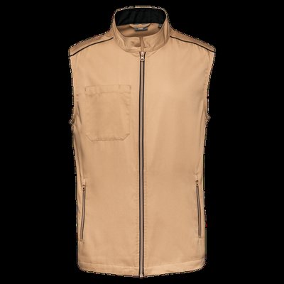 Chaleco hombre con bolsillos Camel / Black 4XL