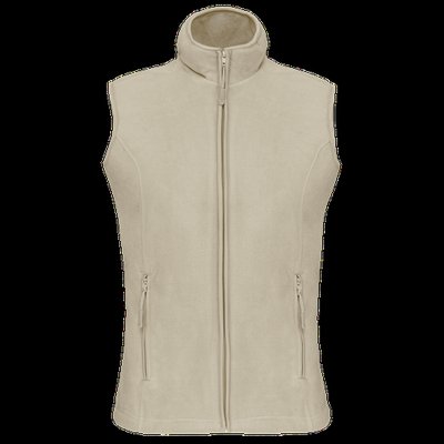 Chaleco micropolar para chica Beige 3Xl