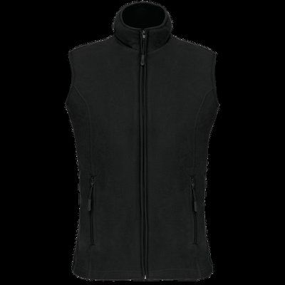 Chaleco micropolar para chica Black S