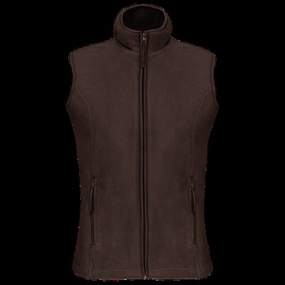 Chaleco micropolar para chica CHOCOLATE M